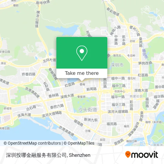 深圳投哪金融服务有限公司 map