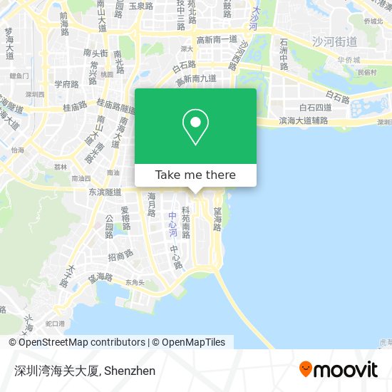 深圳湾海关大厦 map