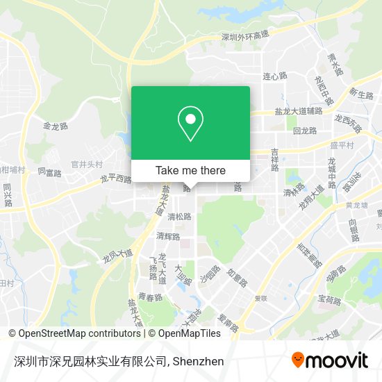 深圳市深兄园林实业有限公司 map