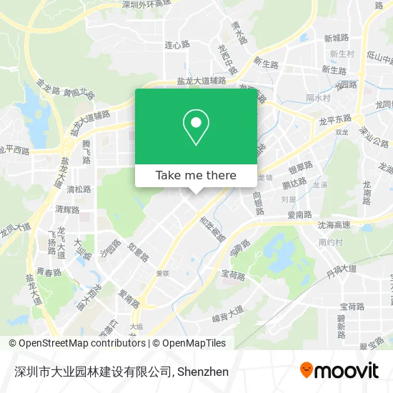 深圳市大业园林建设有限公司 map