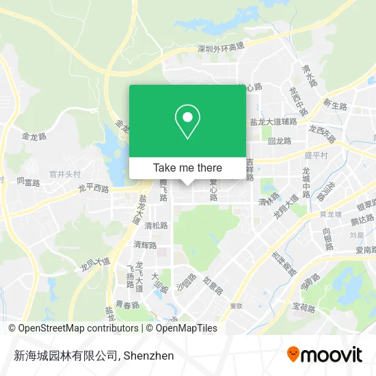 新海城园林有限公司 map