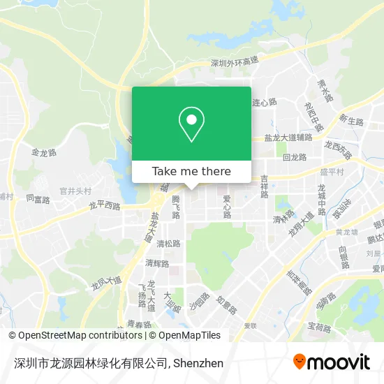 深圳市龙源园林绿化有限公司 map