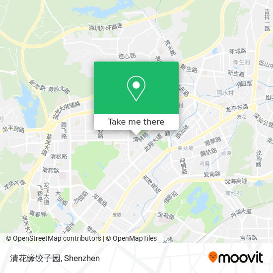 清花缘饺子园 map
