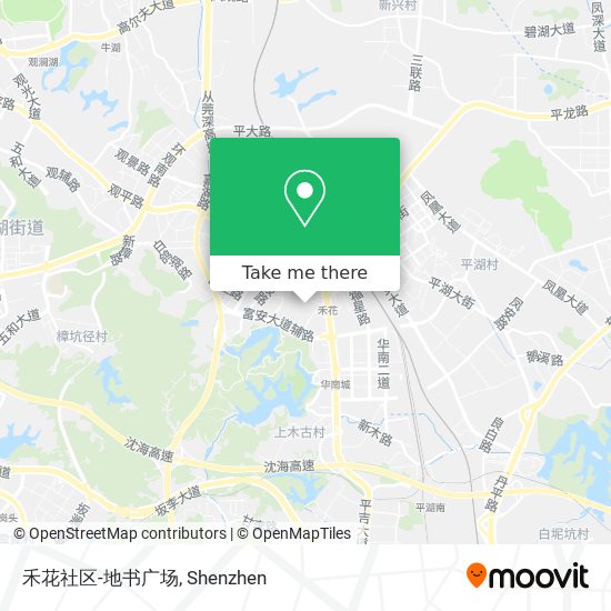 禾花社区-地书广场 map