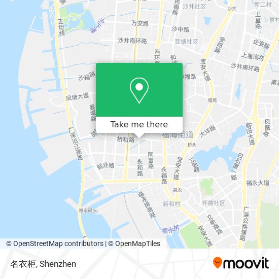 名衣柜 map
