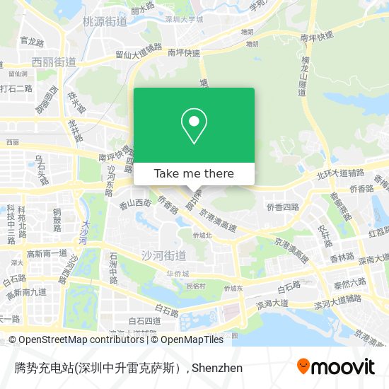 腾势充电站 map