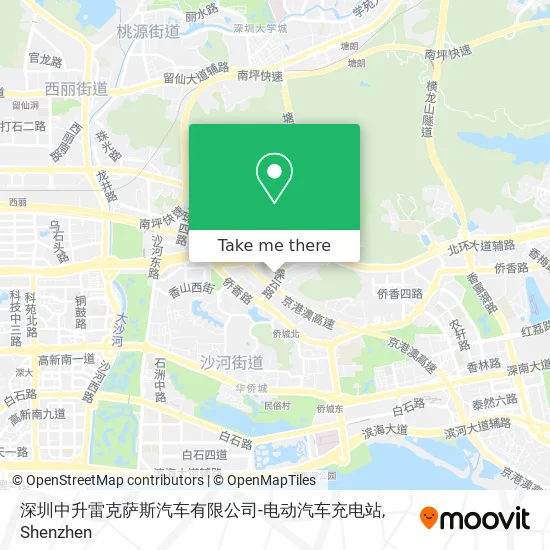 深圳中升雷克萨斯汽车有限公司-电动汽车充电站 map