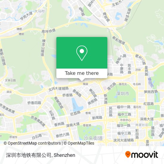 深圳市地铁有限公司 map