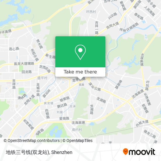 地铁三号线(双龙站) map