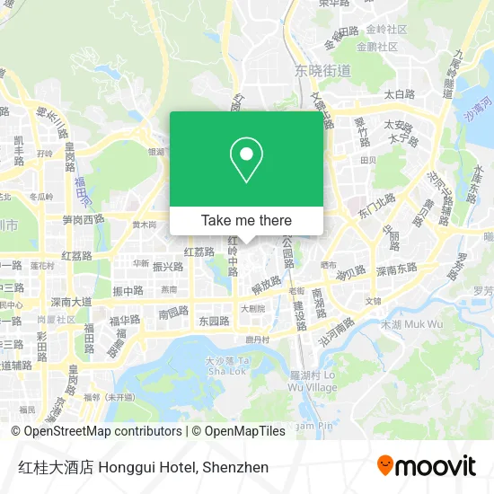 红桂大酒店 Honggui Hotel map