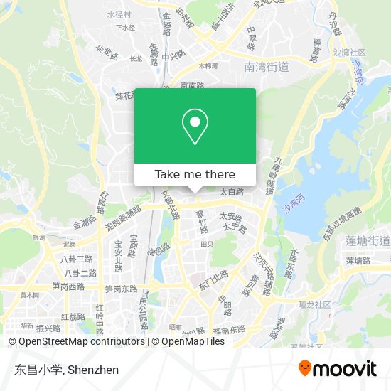 东昌小学 map