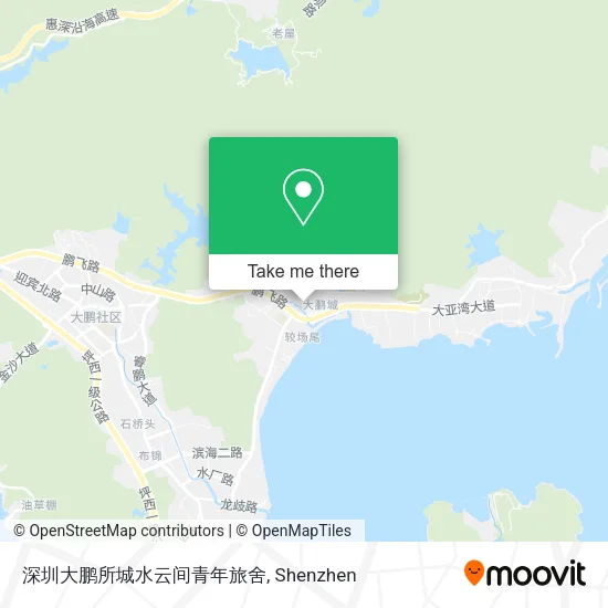 深圳大鹏所城水云间青年旅舍 map