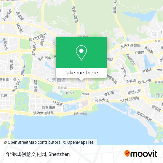 华侨城创意文化园 map
