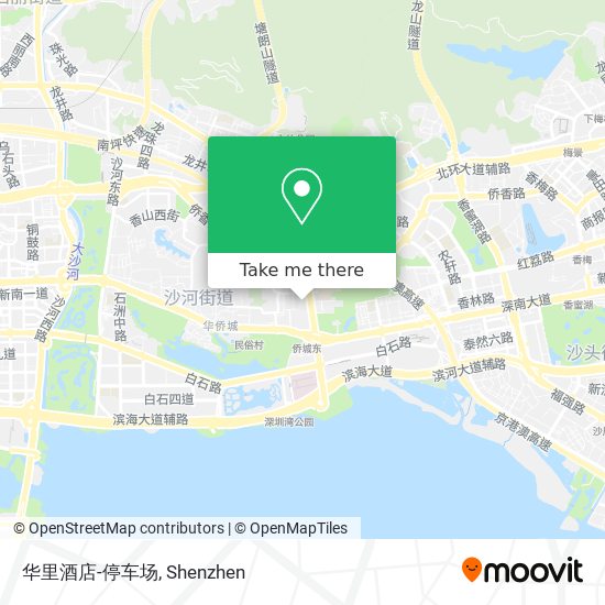 华里酒店-停车场 map