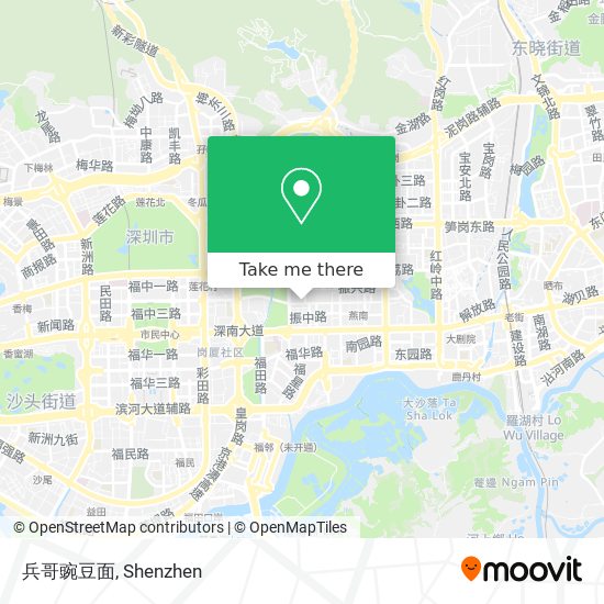 兵哥豌豆面 map