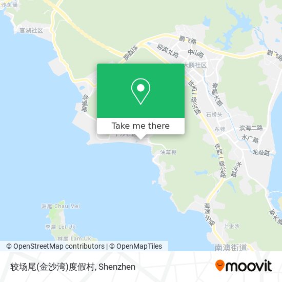 较场尾(金沙湾)度假村 map