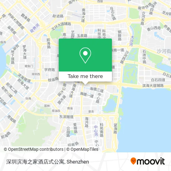 深圳滨海之家酒店式公寓 map