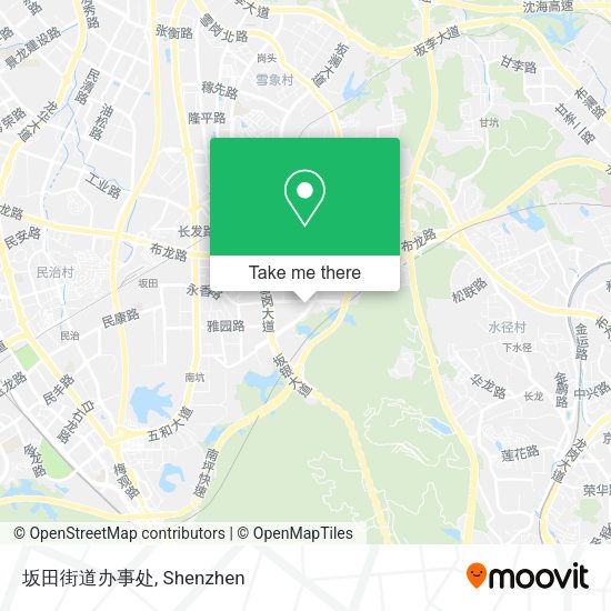 坂田街道办事处 map