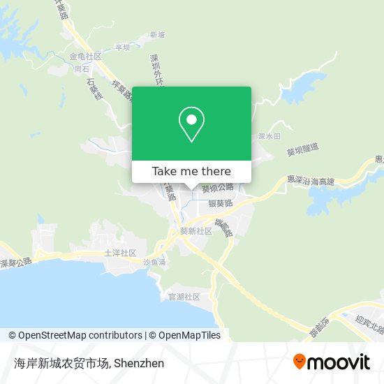 海岸新城农贸市场 map