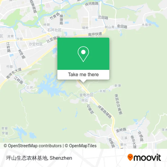 坪山生态农林基地 map