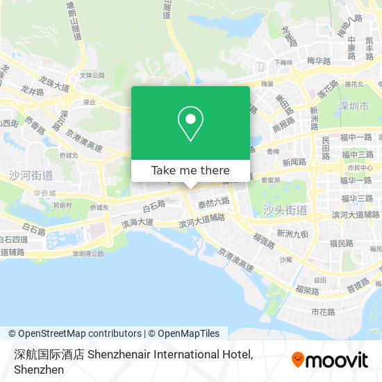 深航国际酒店 Shenzhenair International Hotel map