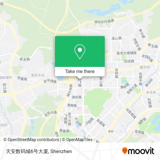 天安数码城6号大厦 map
