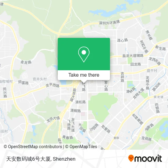 天安数码城6号大厦 map