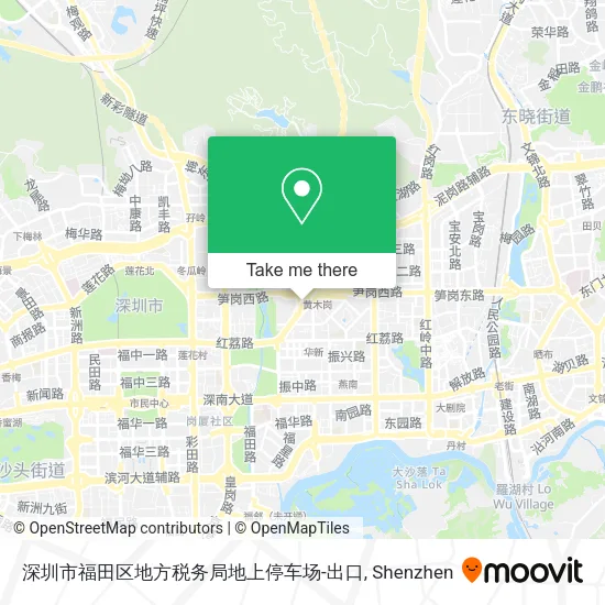 深圳市福田区地方税务局地上停车场-出口 map