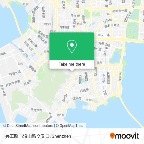 兴工路与沿山路交叉口 map