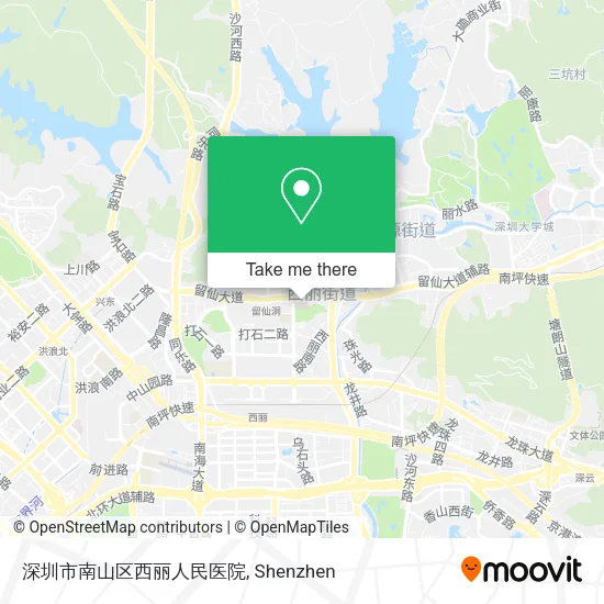 深圳市南山区西丽人民医院 map