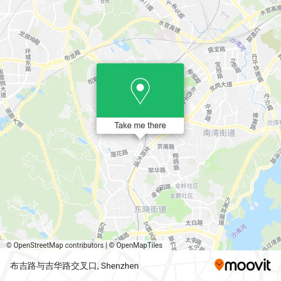 布吉路与吉华路交叉口 map