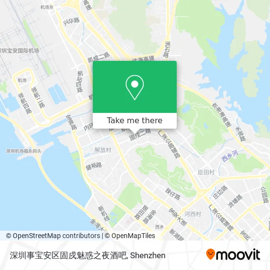 深圳事宝安区固戍魅惑之夜酒吧 map