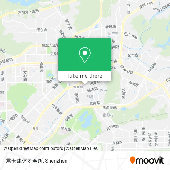 君安康休闭会所 map