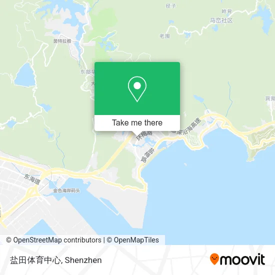 盐田体育中心 map