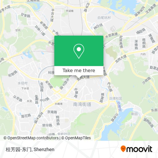 桂芳园-东门 map