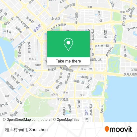 桂庙村-南门 map