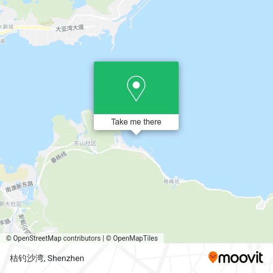 桔钓沙湾 map