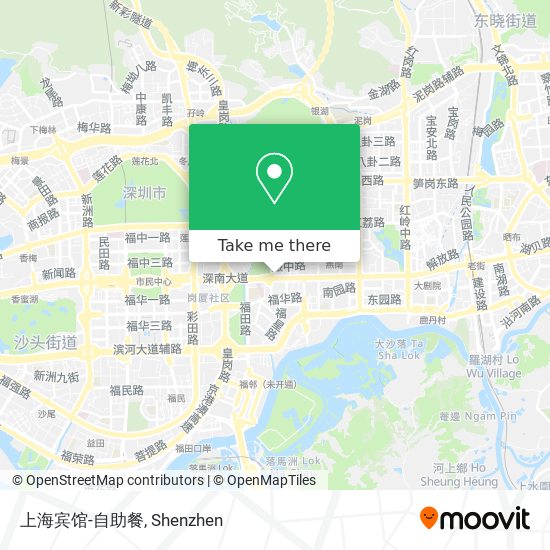 上海宾馆-自助餐 map