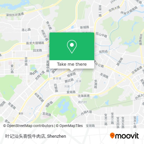 叶记汕头喜悦牛肉店 map