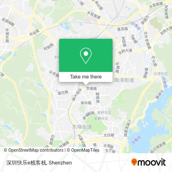深圳快乐e栈客栈 map
