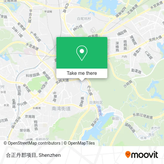 合正丹郡项目 map