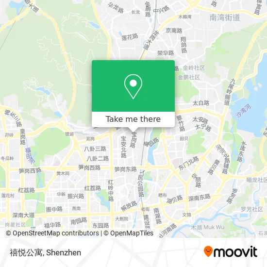 禧悦公寓 map