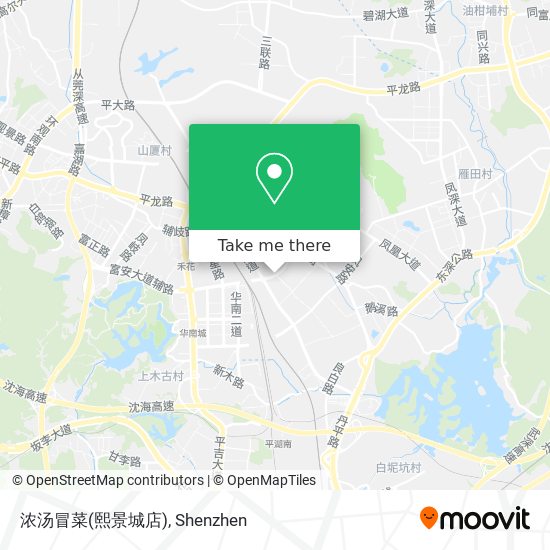 浓汤冒菜(熙景城店) map