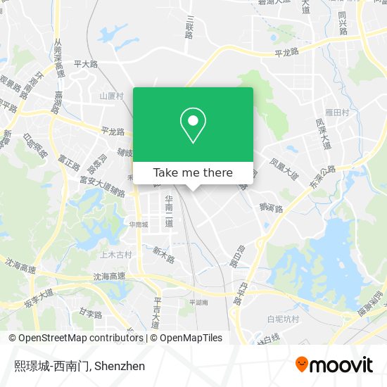 熙璟城-西南门 map