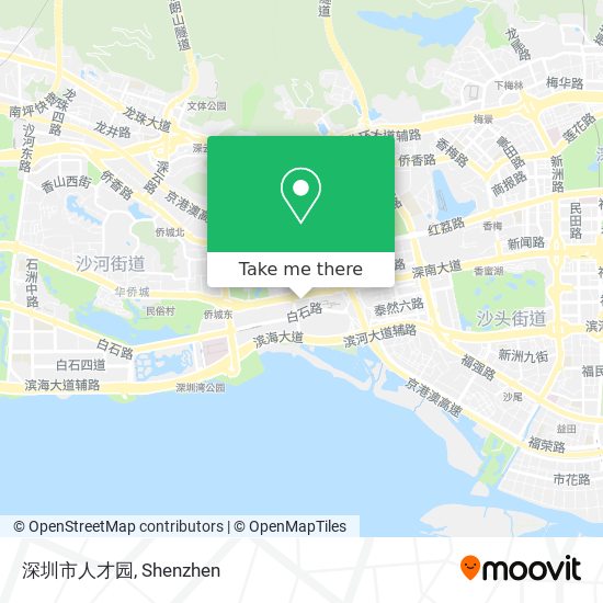深圳市人才园 map