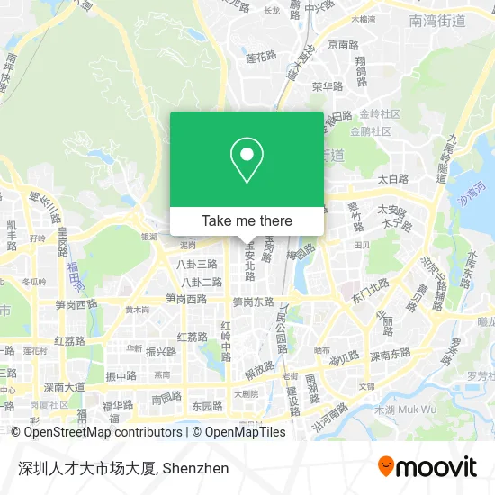深圳人才大市场大厦 map