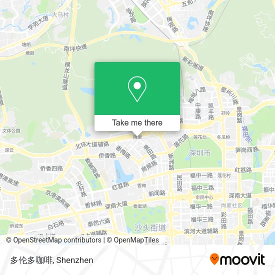 多伦多咖啡 map