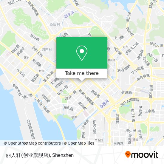 丽人轩(创业旗舰店) map