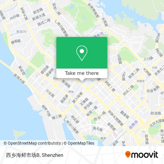 西乡海鲜市场B map