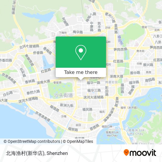 北海渔村(新华店) map